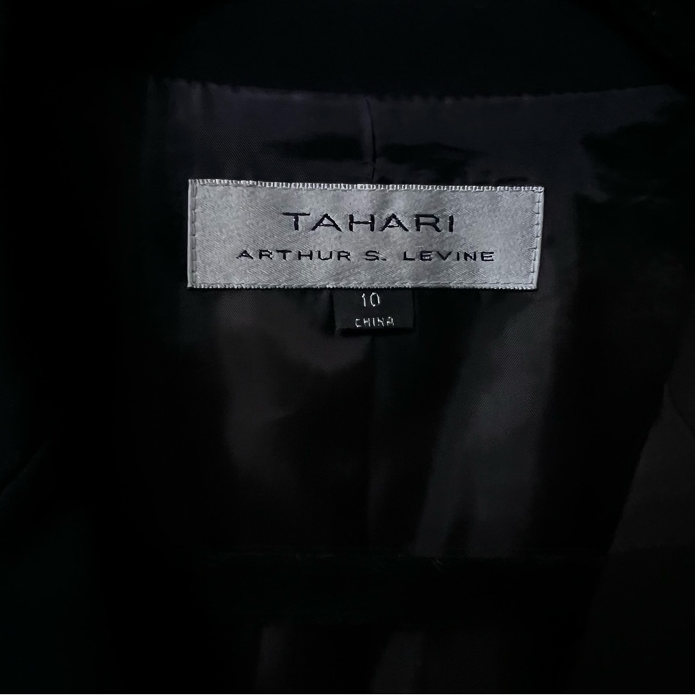 Tahari Levine Snap Front Basic Blazer Jacket Char… - image 5